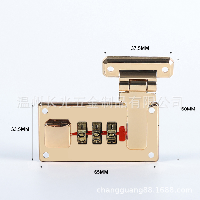 Multi-Color Blind Box Combination Lock, Large Combination Lock, Zinc Alloy Wooden Box Combination Lock, Gift Box Combination Lock, Luggage Lock