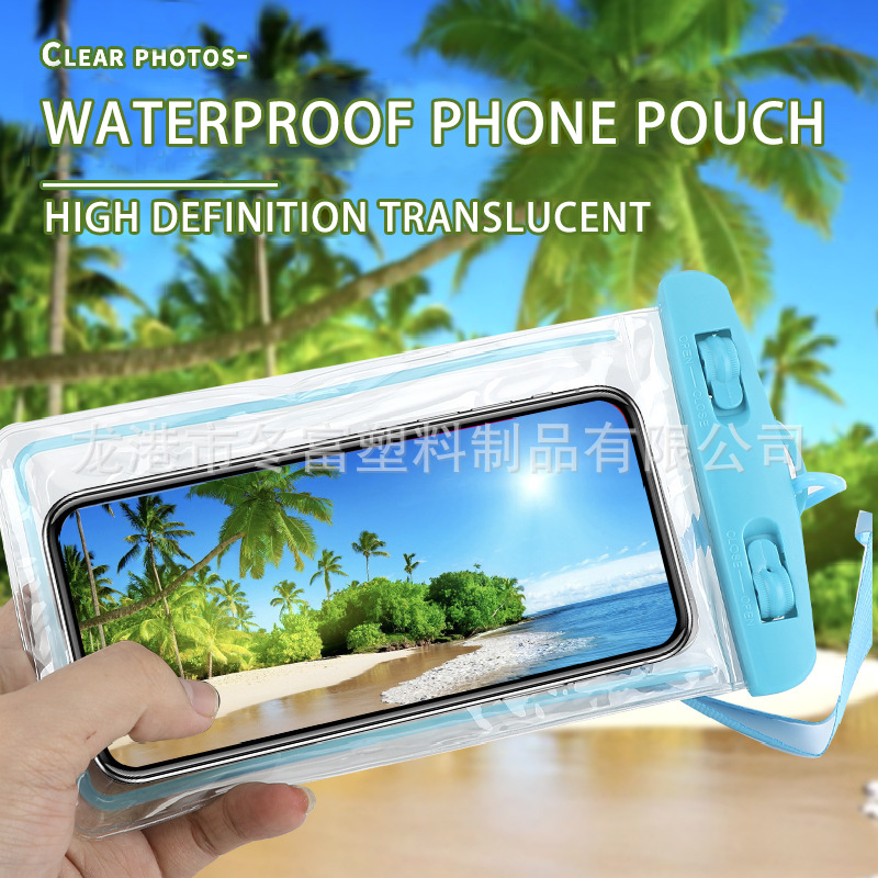 Cross-Border Luminous Touch Screen Phone Waterproof Bag Luminous Phone Waterproof Pouch