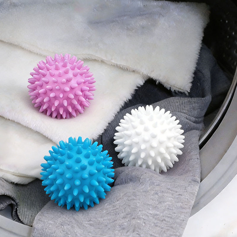 Ультрабольшой шар для стирки для удаления пятен и предотвращения запутывания одежды, магический шар для сушки одежды, пластиковый шар-ежик с выпуклостями и вогнутостями