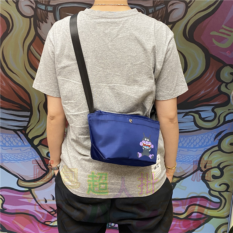 Japanese Bread Superman Bacteria Kid Harajuku Style Distinctive Canvas Bag Waist Bag Crossbody Bag Trendy Bag Shoulder Bag