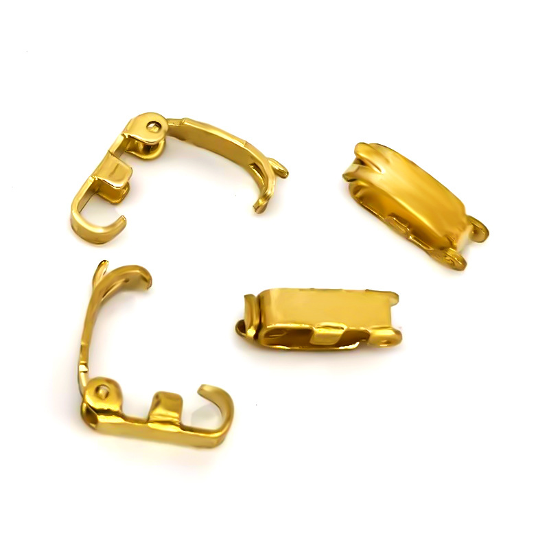Copper Watch Buckle Connector Bracelet Buckle DIY Accessories in Large Supply Hairpin Buckle Watch Buckle Head Copper Snap Button