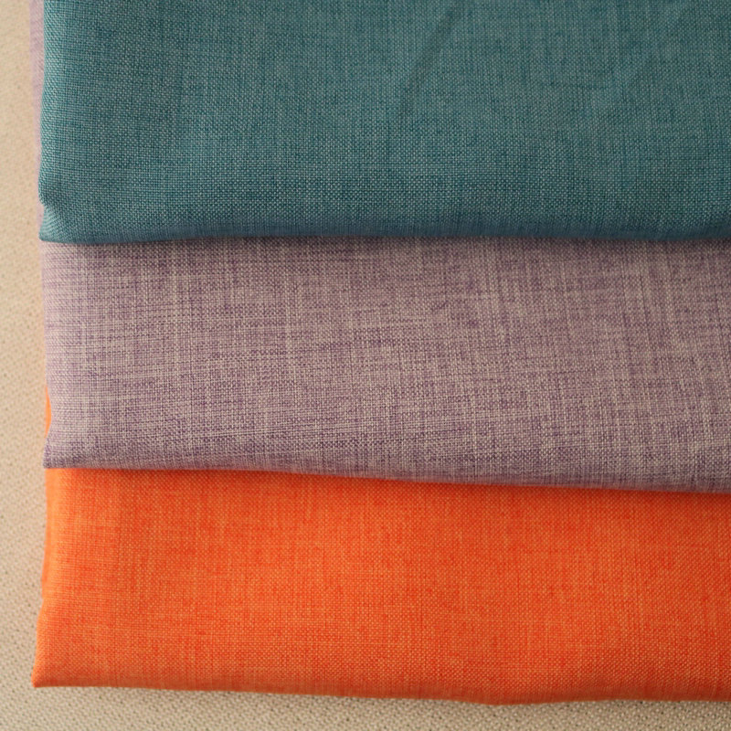 Spot 300D imitation linen fine linen solid color fabric luggage sofa pillow fabric manufacturers wholesale