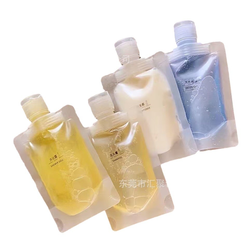 Travel Refill Bag, Shampoo, Shower Gel, Care Set, Lotion, Portable Wash, Business Trip, Disposable Refill Bottle