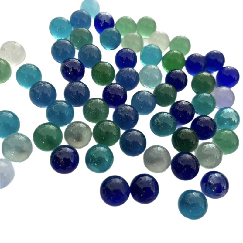 Supply of Multi-Colorful Glass Beads 14Mm16Mm Glass Beads Pinball Machine Special Glass Balls Non-Porous Colorful Round Beads