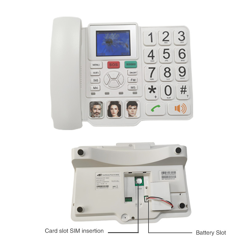 4G wireless card phone landline large button home wifi phone landline elderly wireless landline landline