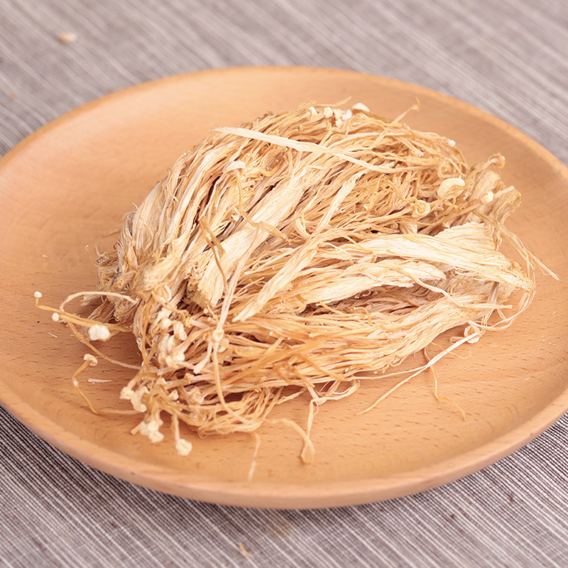 Dried Enoki Mushrooms 500g Free Shipping Qingyuan Farm Natural Sulfur-Free Uncut Uncut Uncut Platinum Enoki Mushrooms