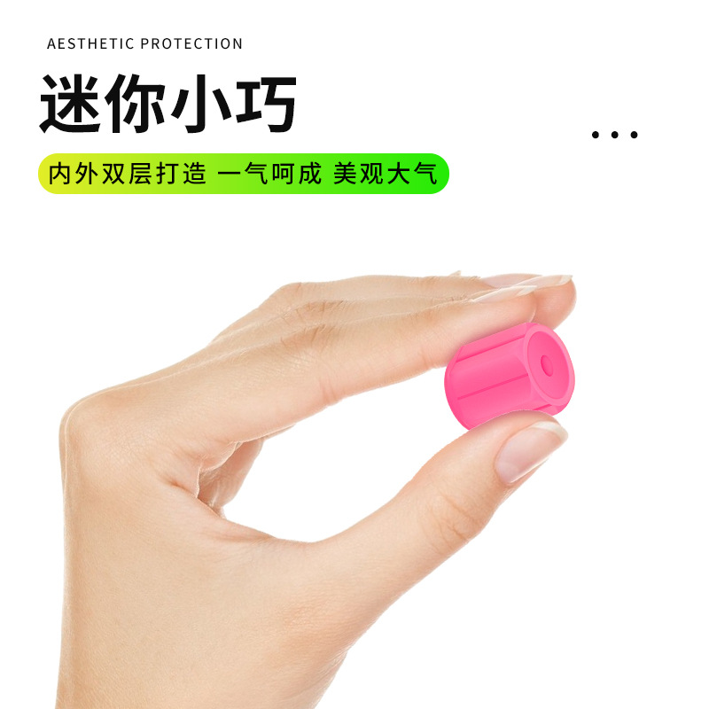 Auto Supplies Modified Rubber Tire Motorcycle Bicycle Luminous Valve Cover Luminous Valve All-In-One Universal