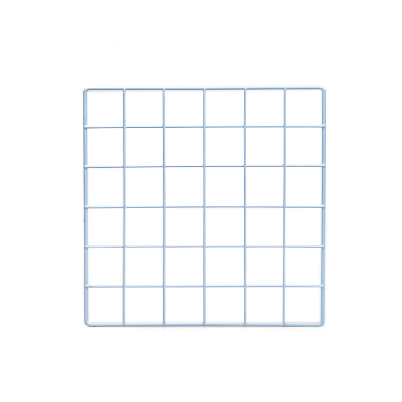 Kindergarten Wall Mesh Grid Iron Mesh Goods White Photo Wall Mesh Rack Iron Wire Grid Subnet Supermarket Wall Rack