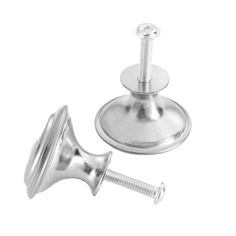 Stainless Steel Single Hole Handle Gold Black Cabinet Shoe Cabinet Mushroom Door Handle Simple Drawer Round Furniture Handle