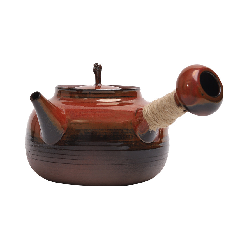 Fire Carbon Stove Household Kiln Change Red Mud Ceramic Water Boiling Beam Pot High Temperature Resistant Enclosure Furnace Tea Boiler Jumping Cover Pot Alcohol Stove