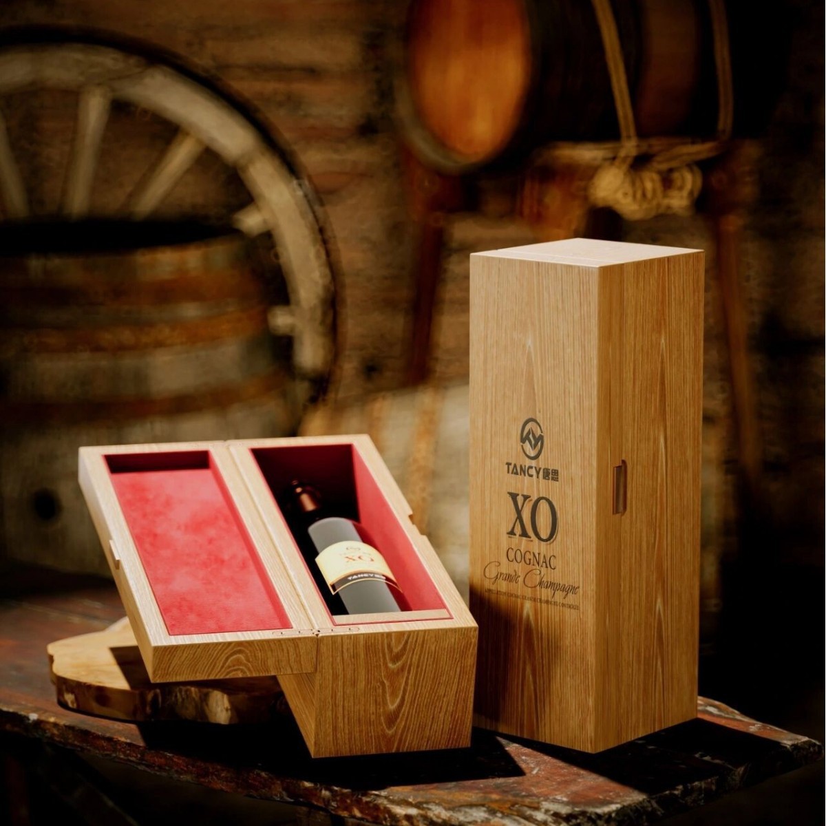 Wooden Red Wine Box, Wooden High-End Wine Box, High-End Wine Box, Gift Box, High-End Wooden Liquor Box
