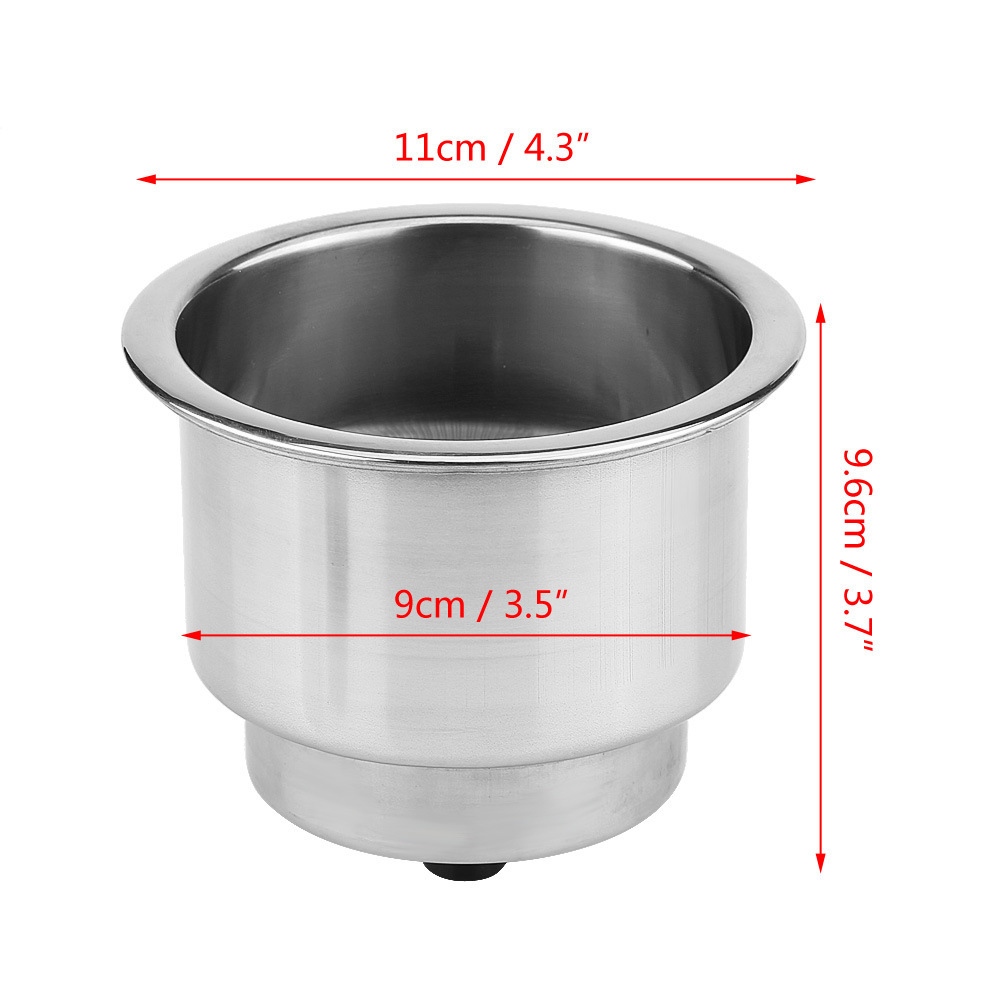Led Stainless Steel Cup Holder with Light, Yacht Beverage Support Rack, Sofa Cup, Rv Modified Cup Holder, Kayak Accessories
