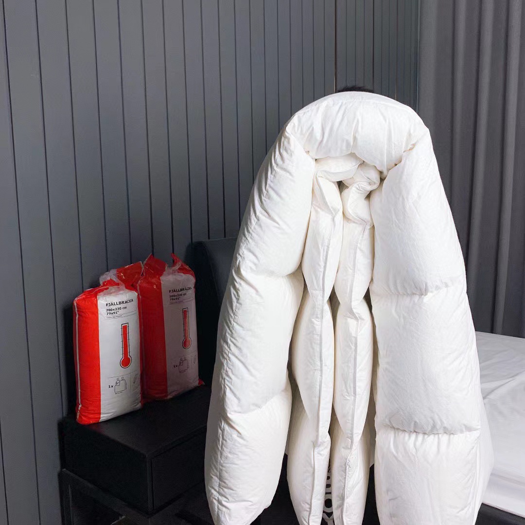 1111 Yijia Feather Velvet Quilt Fiare Feather Velvet Quilt Single and Double Heat Storage Warm down Quilt Solid Color Quilt Factory