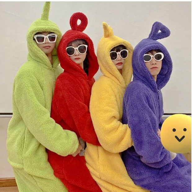 Осенне-зимние милые пижамы для детей с антенной Тинтина, мультфильм, хлопковый бархат, утолщенные, мужские и женские домашние одежды