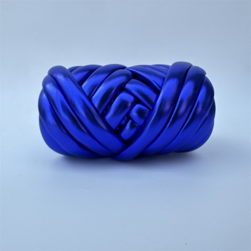 New handmade diy bag metal shiny material thick Iceland thread cloth strip line Iceland thread filling core cotton DIY wool