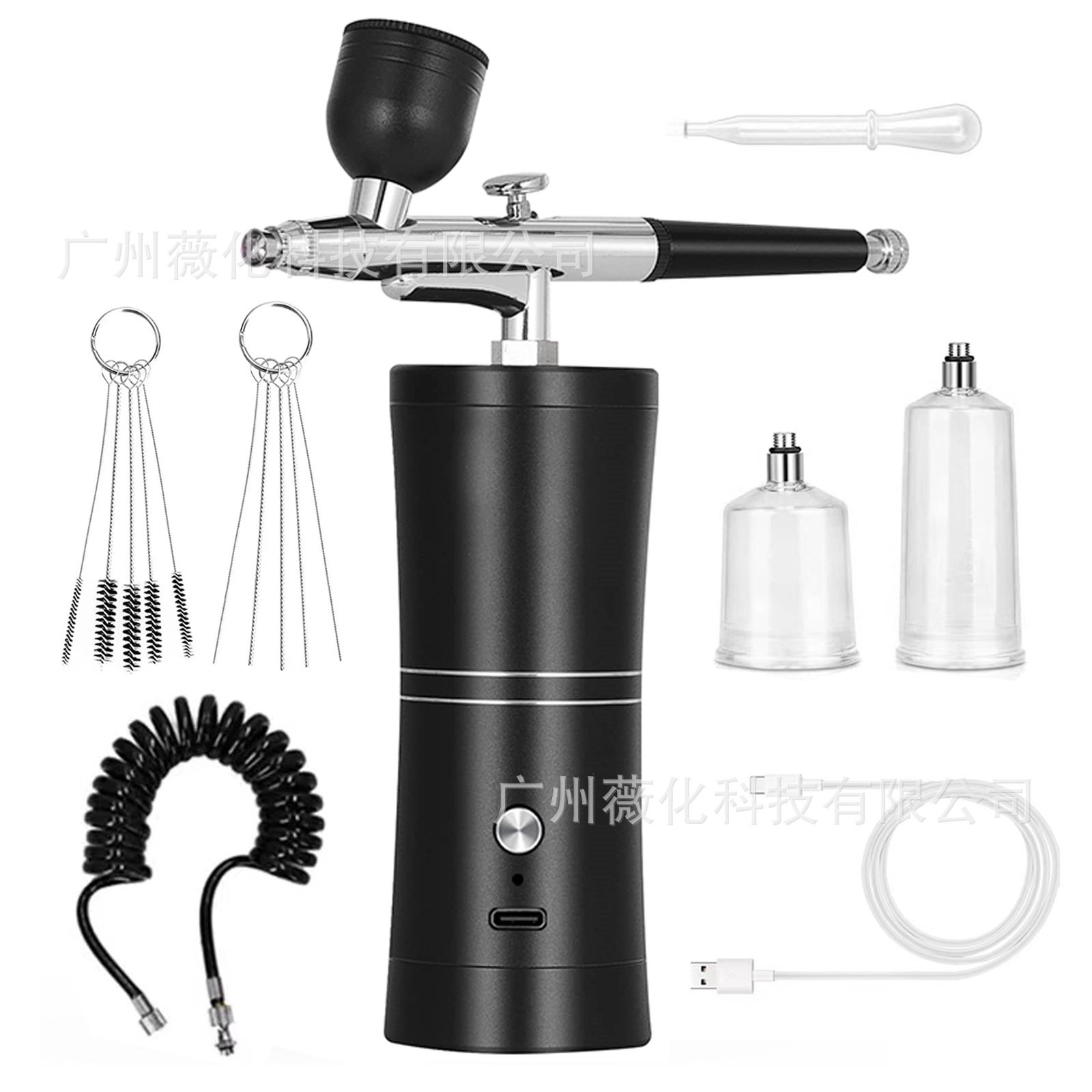 Кросс-бордерный бестселлер инжектора кислорода, электрическая краскораспылительная пушка Amazon, спрей-ручка для красоты и ногтей, инжектор кислорода в упаковке