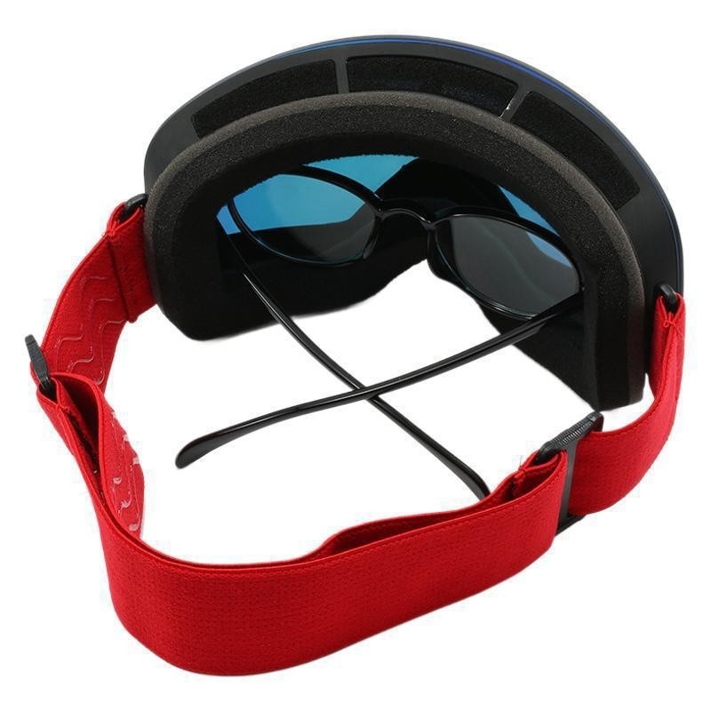 Cross-Border Adult Cylindrical Ski Glasses Single-Layer Anti-Fog Goggles Snow Goggles Hx01 with Holes for Mountaineering Windproof