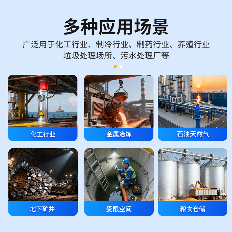 Explosion-Proof Oxygen Concentration Detection Alarm Laboratory Laboratory Oxygen Concentration Alarm Instrument Oxygen Content Monitoring