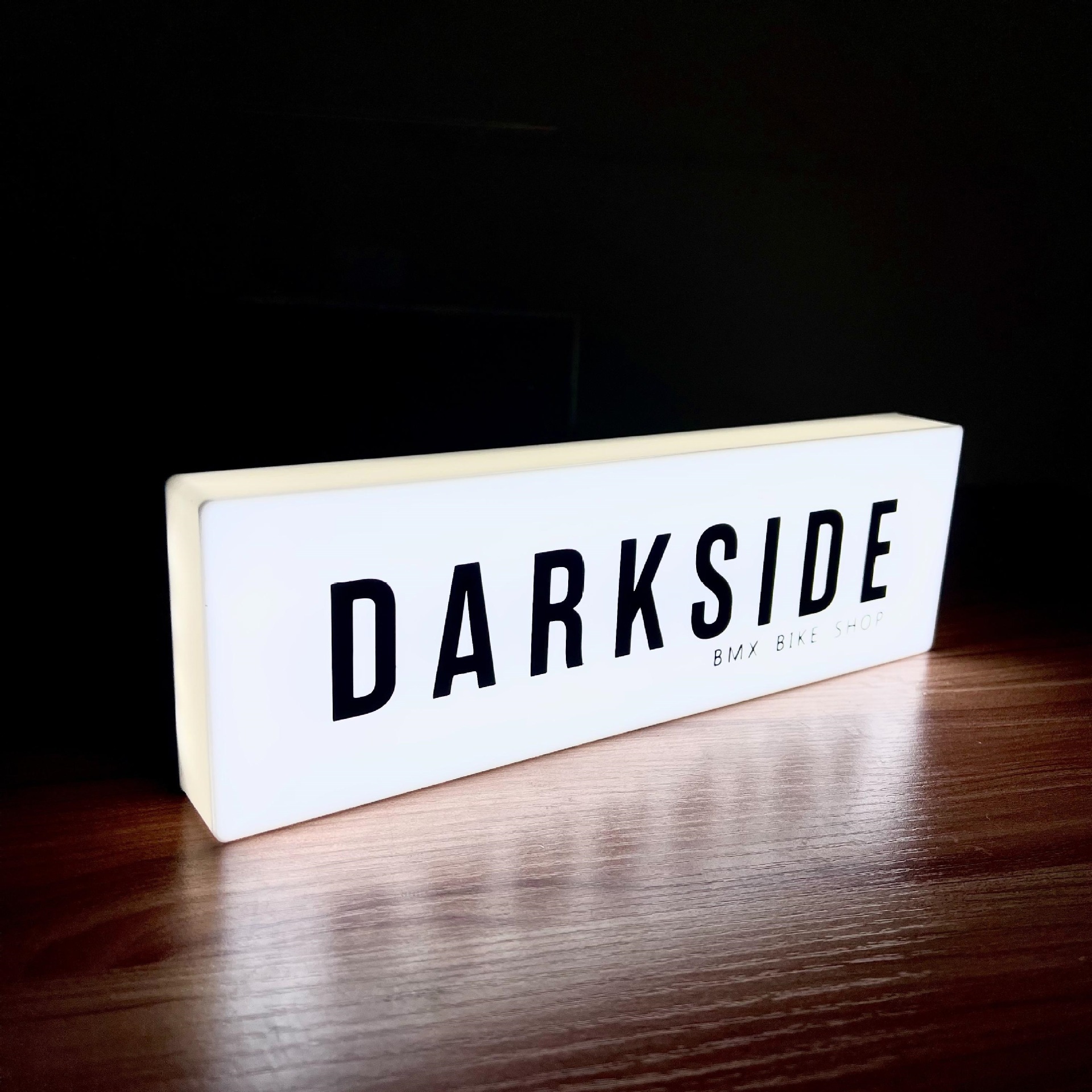 Aquan 110101 Mini Light Box Indicator Light Sign Desktop Acrylic Luminous Logo Night Market Stall