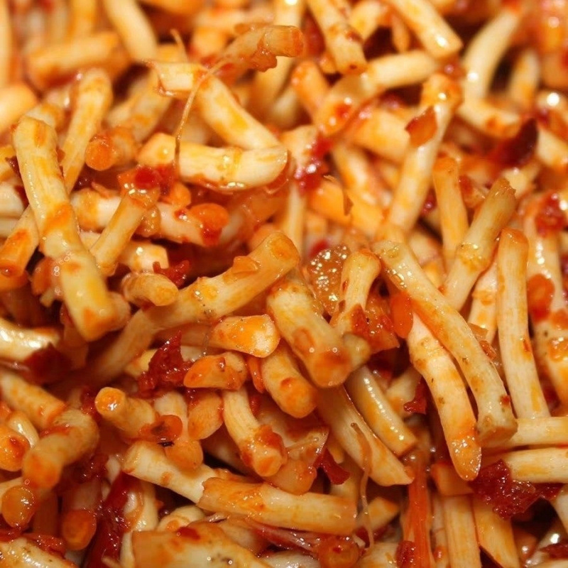 Cold Spicy and Sour Instant Fresh Houttuynia Cordata Bottled Hubei Specialty Side Dish Pickled Chopped Chili Pepper