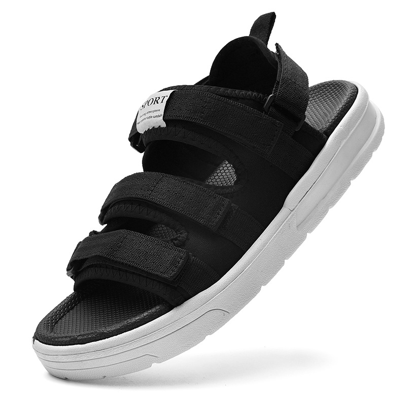 Men's Sandals Summer Slippers Men's Fashion Beach Dual-use Couples One-word Outer Wear 2023 New Style Vietnam Slippers Trendy