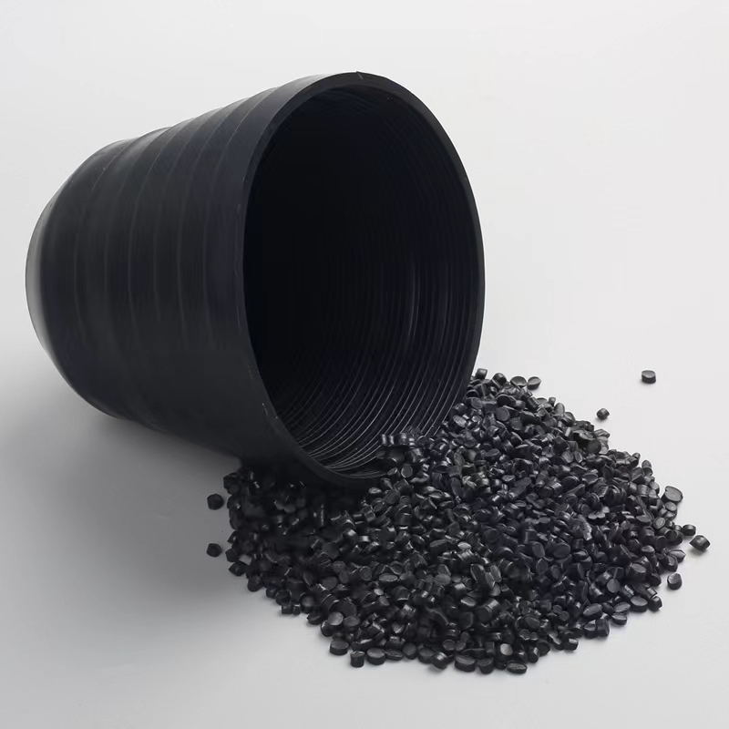 Pvc Recycled Plastic Particles Black Pvc Recycled Material Polyvinyl Chloride Plastic Pvc45P Environmentally Friendly Recycling