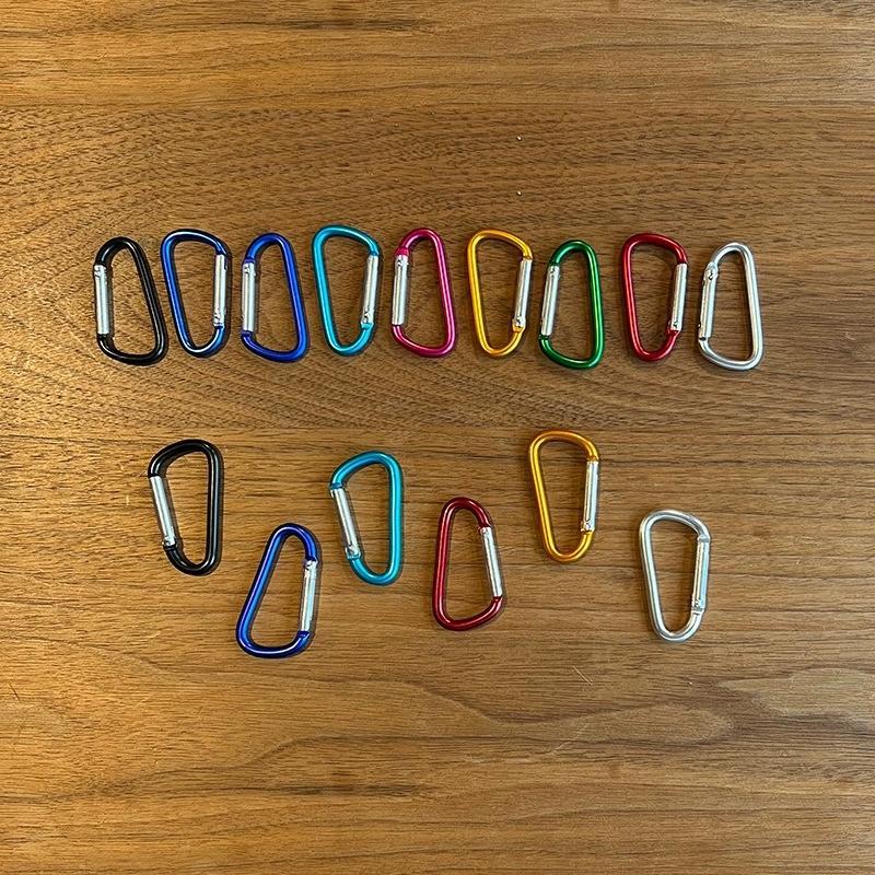 Factory Direct Sales of High-Quality Aluminum Alloy Carabiners, D-Shaped Quick-Hook Hooks, Multi-Functional Quick Hooks, Preferential Prices