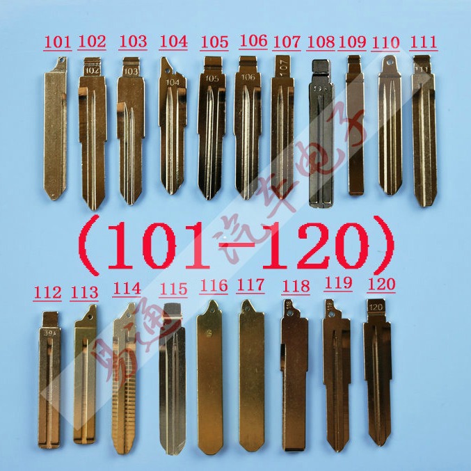 Car folding remote control key embryo head VVDI chino KD TY sub-machine modified embryo original slot 81-160