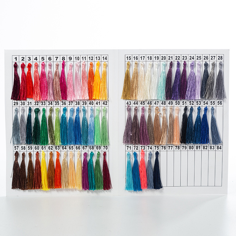 Chinese Knot Tassel Fan Small Tassel Hanging Tassel Pillow Hanging Ball Bookmark Hair Accessories Lantern Festive Tassel Accessories