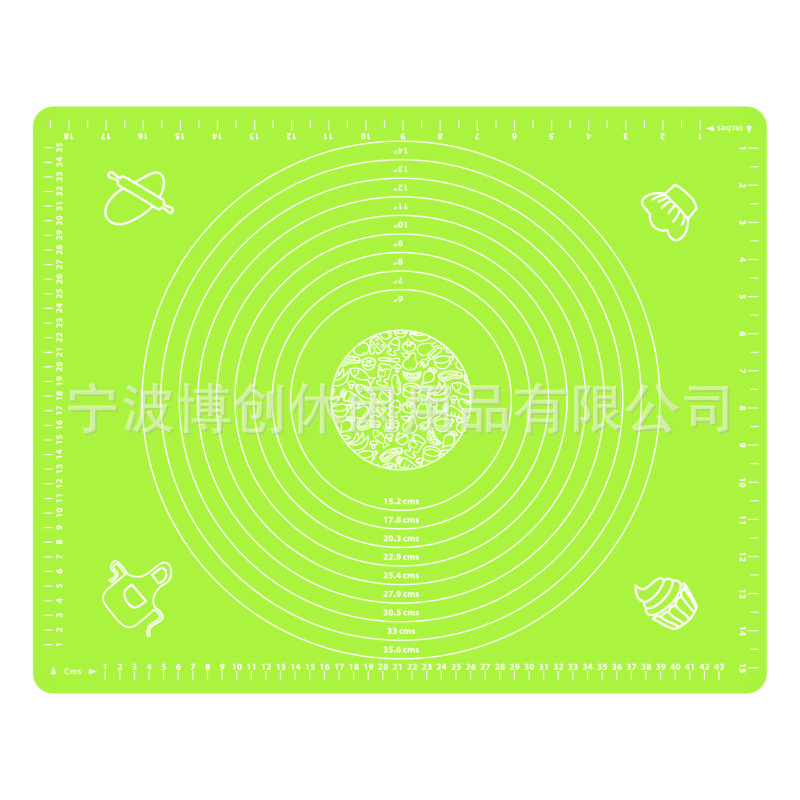 Conventional 130g Thickened Rolling Noodle and Noodle Pad with Scale Not Stick Baking Cooking Pad Chopping Board 5040 Silicone Kneading Pad