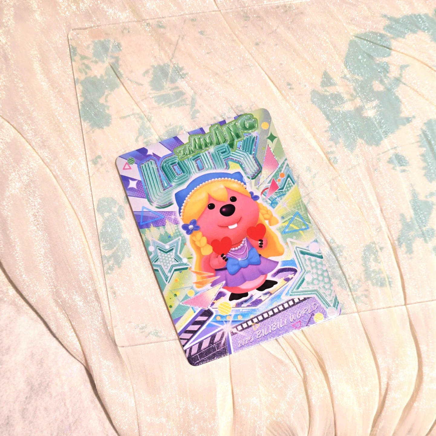 Blind Box Ruby Loopy Is Very Busy Series Card Customization Star Animation Peripheral Collection Card Collection Card Customization