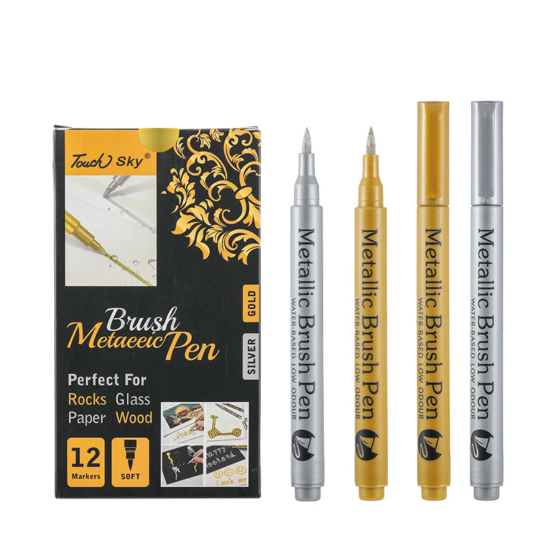 Gold and Silver Paint Photo Paper Photo Album DIY Black Card Paper Special Wax Seal High-Gloss Marker Gel Pen