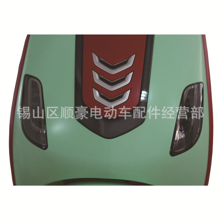 Electric Bicycle Electric Motorcycle Front Disc Rear Drum High Endurance New Cross-Border Lake Green 60V20A with Battery