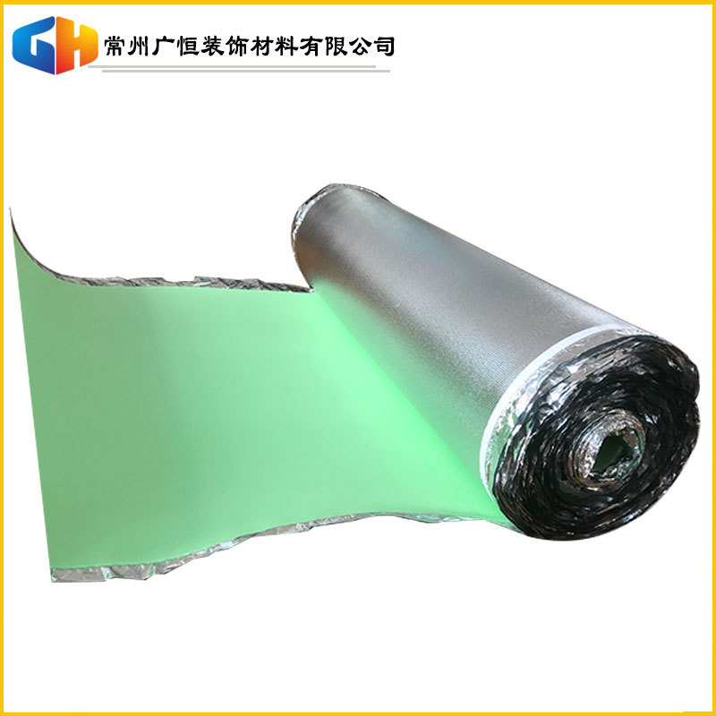 2MM3MM Orange IXPE Aluminum Coated Film Non-floor Heating Geothermal Floor Film Wooden Floor Moisture-proof Film Silent Mat Silver Film