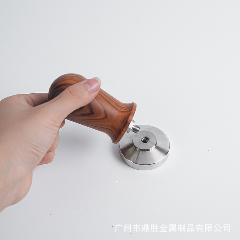 Balanced Elastic Tamper Stainless Steel Coffee Machine Handle Constant Pressure Tamper Filling Spring Hammer 51/53/58mm