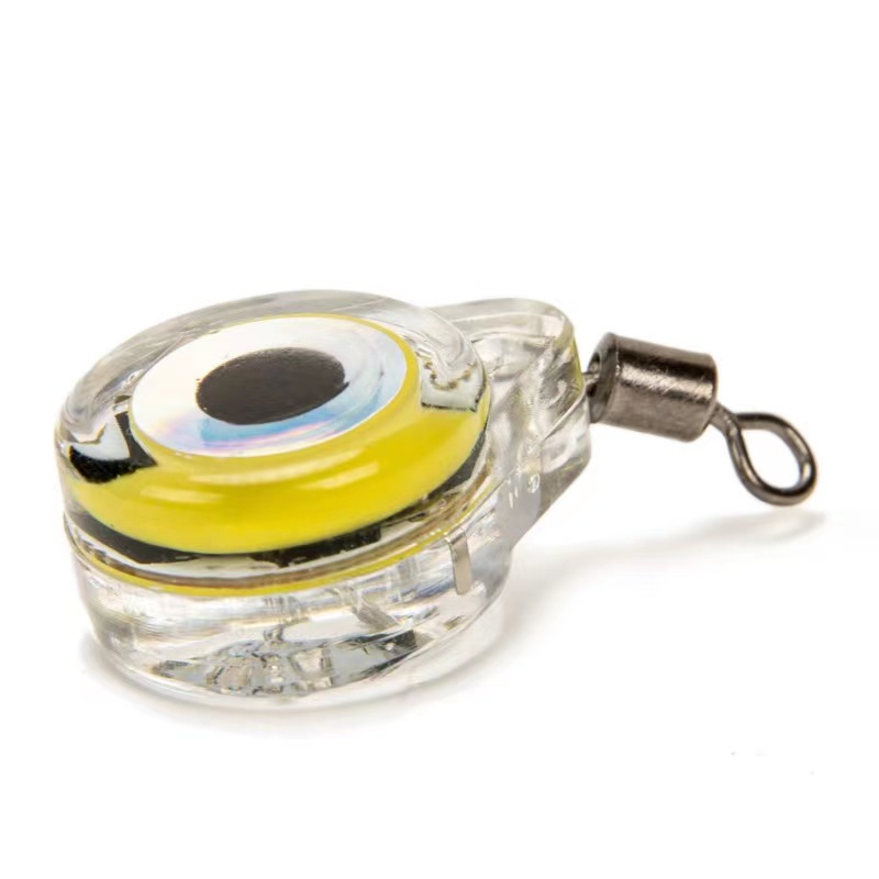 Lure fish collection lamp wholesale pike fish eye hairtail underwater trap lamp night fishing waterproof LED button poly fish lamp