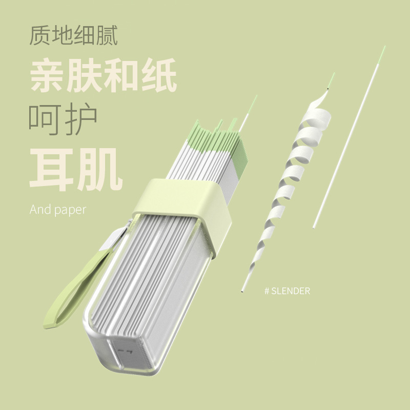 Cute Piglet Ear Cleaning Thread, Ultra-Fine Care and Cleaning Tool for Unclogging Ears, Removing Odor, and Cleaning Ear Holes Without the Need for Washing