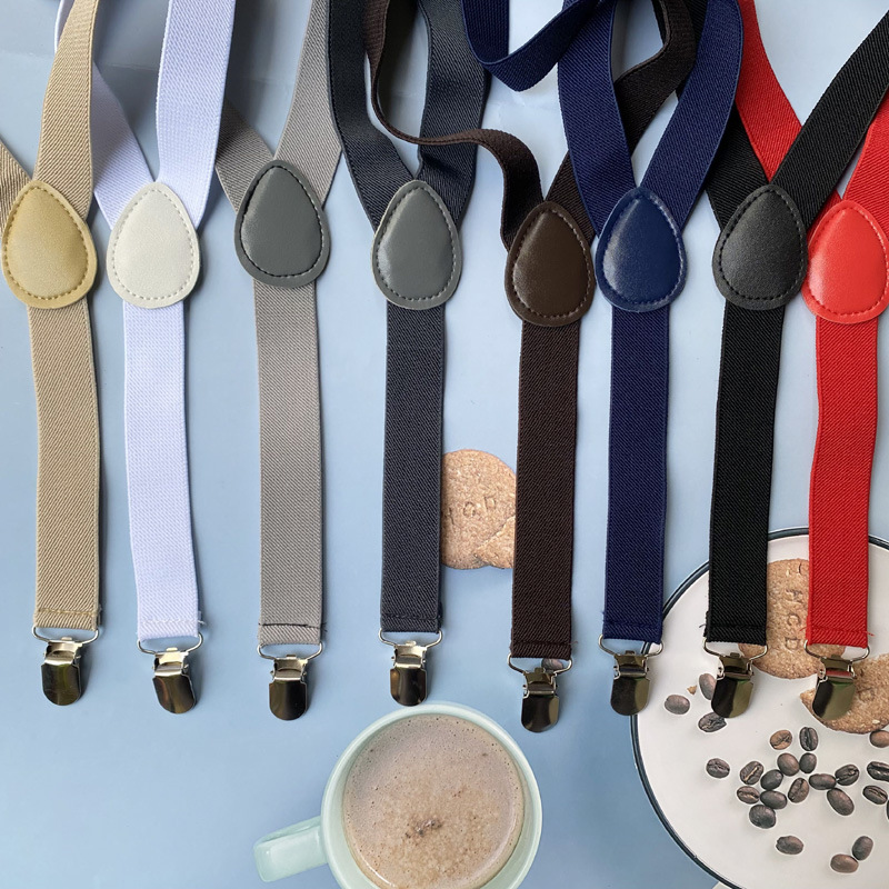 Британский ремень унисекс Joker 2.5 см, Y-образный ремень для штанов, клипса для подтяжек