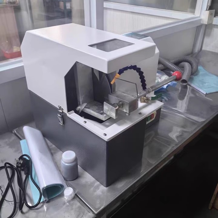 Metallographic Sample Cutting Machine Laboratory Fully Automatic Cutting Machine with Built-In Water Cooling Device Metallographic Analysis Cutting Machine