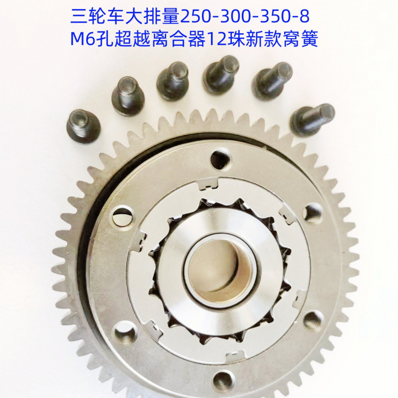 Motorcycle Tricycle with Large Displacement 250-300-350 Lifan Warrior Longxin Dayun 12-Ball Overrunning Clutch