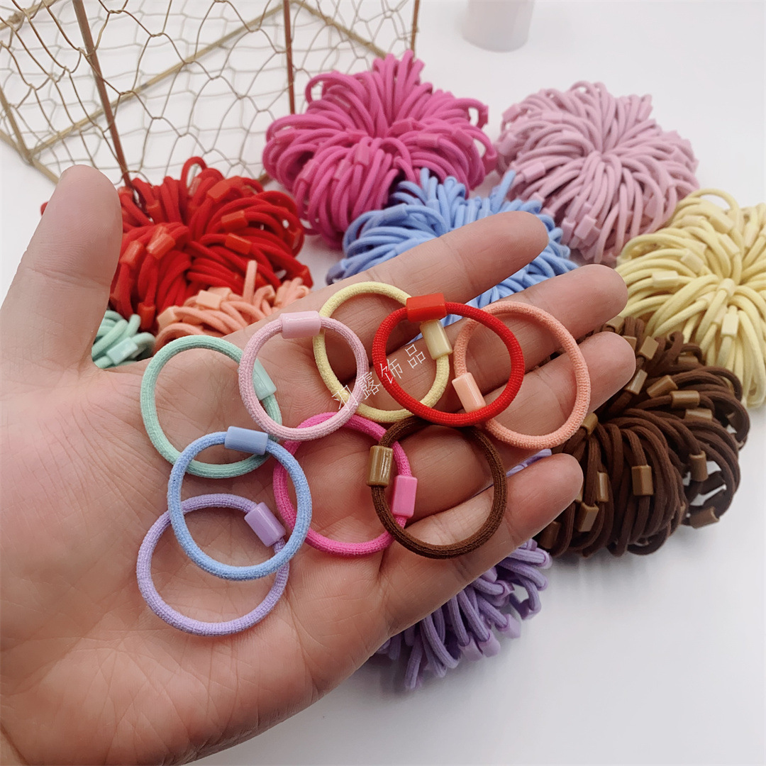 Резинка для волос, детская, маленькая, эластичная, не повреждает волосы