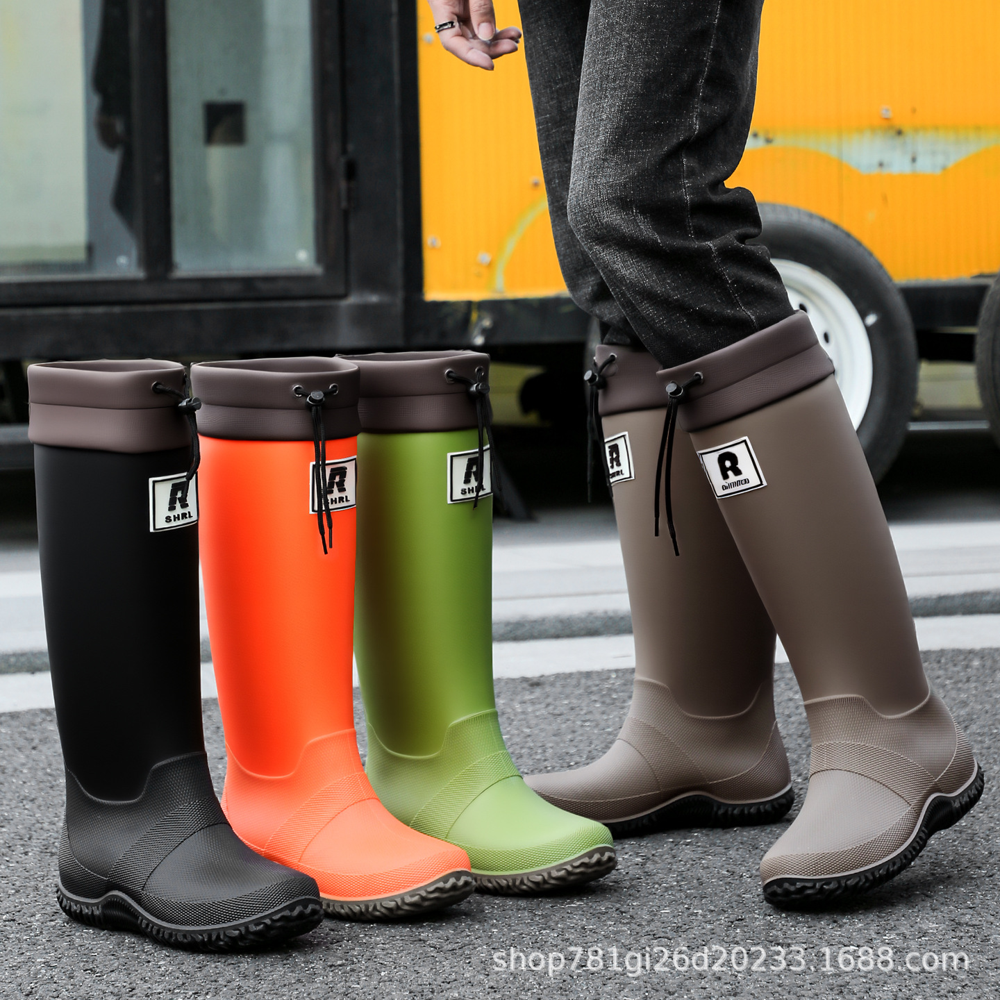 Заменяемые складные дождевики для пар, взрослые длинные высокие резиновые сапоги, водонепроницаемые чехлы для обуви
