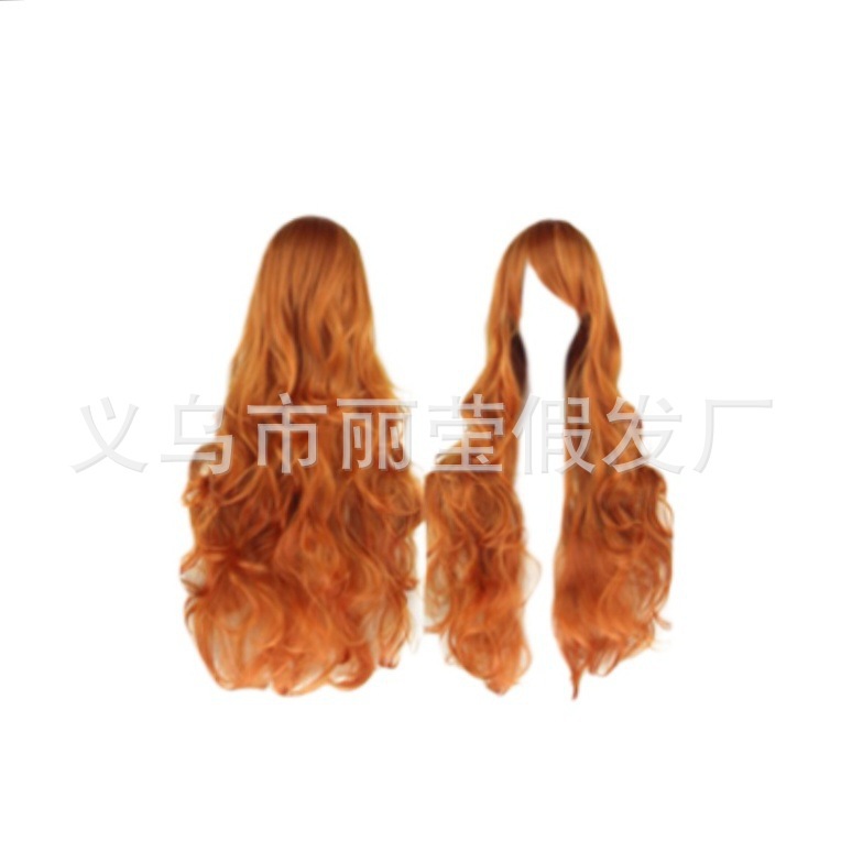 Europe and the United States multi-color can choose wig Cosplay long curly hair 70cm tide color wig cartoon long curly hair wholesale