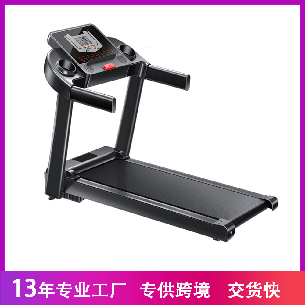 Интеллектуальная электрическая беговая дорожка с амортизацией, складная, бесшумная фитнес-машина для дома, плоская ходьба с интеллектуальной амортизацией