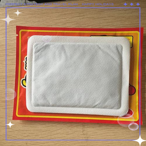 Breathable Film Pe Non-Woven Fabric Composite Self-Heating Foot Patch Warm Patch Steam Eye Mask Warm Baby Patch Power Electrode Sheet Medical Use