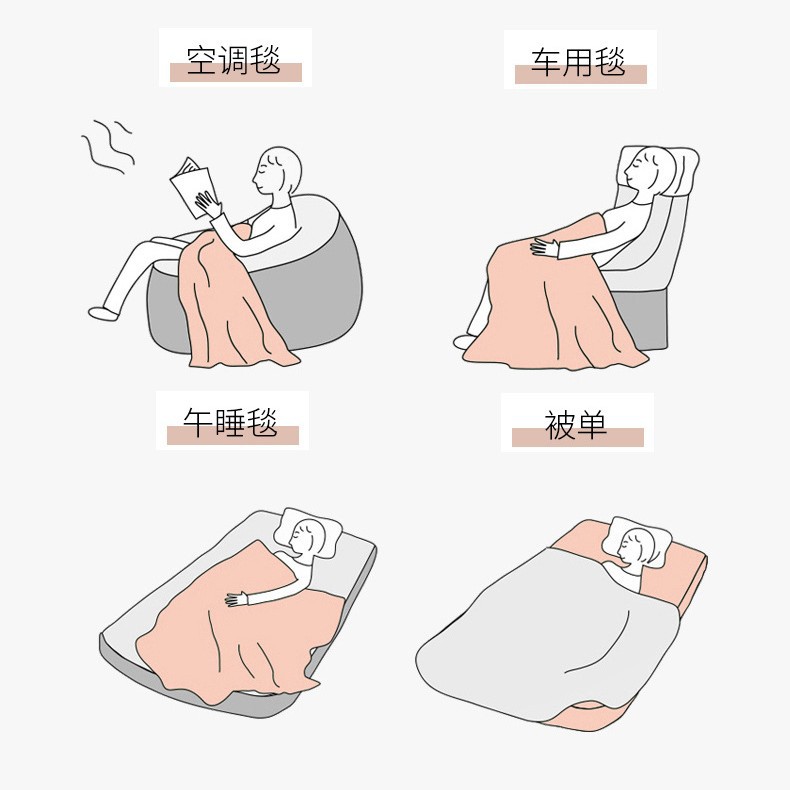 Multifunctional Cotton Gauze Towel Quilt Summer Office Lunch Blanket Bed Sheets Three-Layer Blanket Adult Quilt Towel Blanket