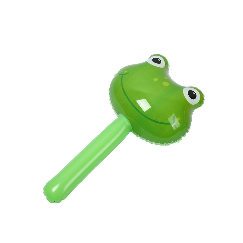 Animal Head Long Stick, Kidsren's Inflatable Toys Wholesale, Small Inflatable Bell Hammer, Floor Push Gifts, Street Stalls Hot Sale
