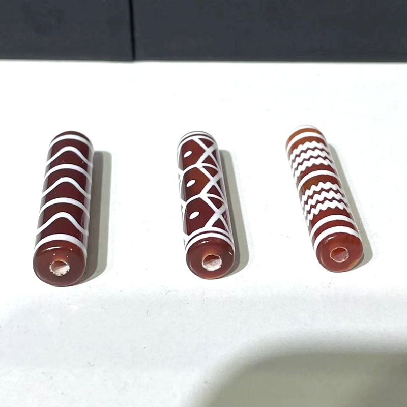 Культурные аксессуары в стиле Тибета, красные агатовые бусины, нерегулярные разделительные бусины, буддийские бусины DIY