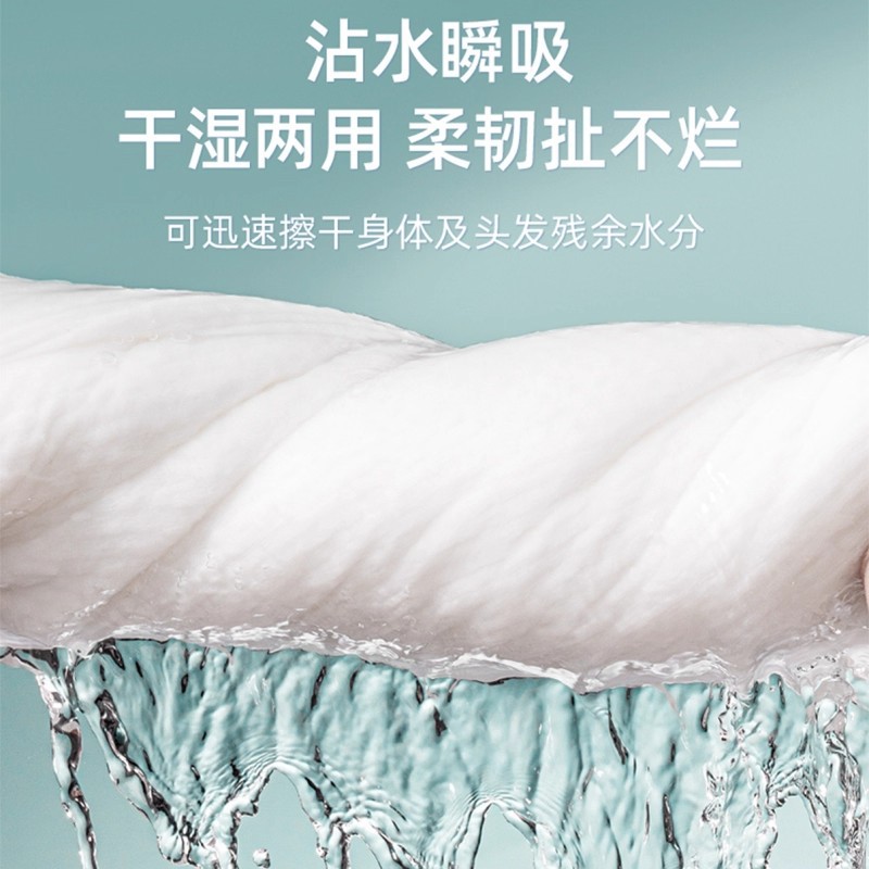 Disposable Bath Towels Individually Packaged Thickened and Enlarged Disposable Towels and Bath Towels Combination Set Hotel and B&B Wholesale