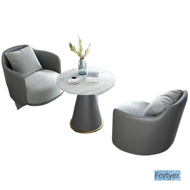 Miaola Light Luxury Reception Sofa Coffee Table Combination Light Luxury Hotel Lobby Business Negotiation Table and Chairs Leisure Hotel Rest